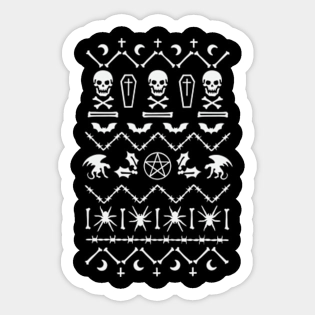 Spooky Christmas Sticker by Welcome To Chaos 